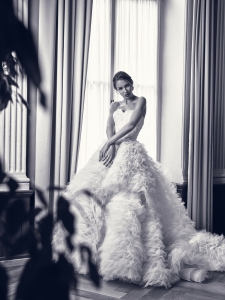 Hochzeitskleid Shooting mit Fotograf Adrian Ehrbar und Visagistin Jessica Krenn.